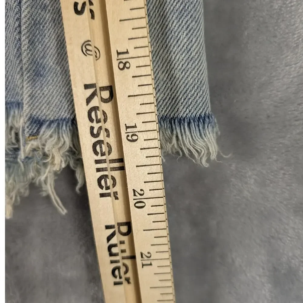 Wild Fable Bermuda shorts Womens 14 32 Cotton High Waist Distressed Beachy Boho